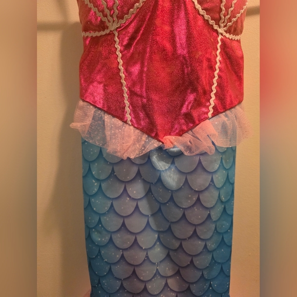 Mermaid Princess Kids Costume - Pink and Blue - Picture 2 of 4